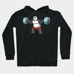 Panda Bodybuilding Hustle For That Muscle Hoodie